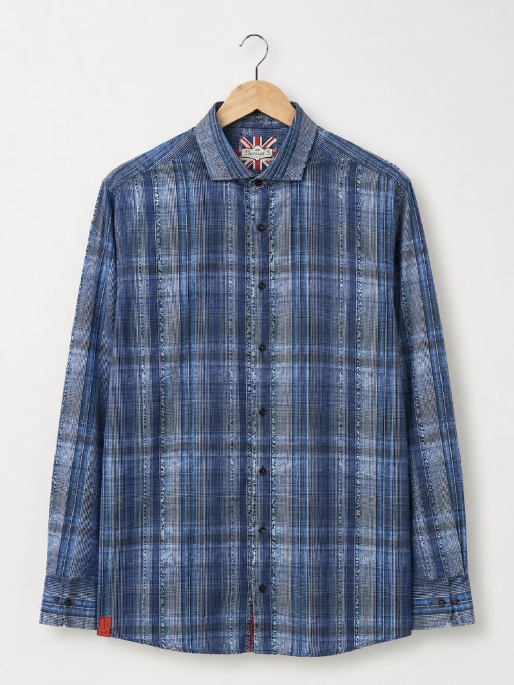 7 Downie St. Couture Cotton London style Button Up Shirt Men`s L/T